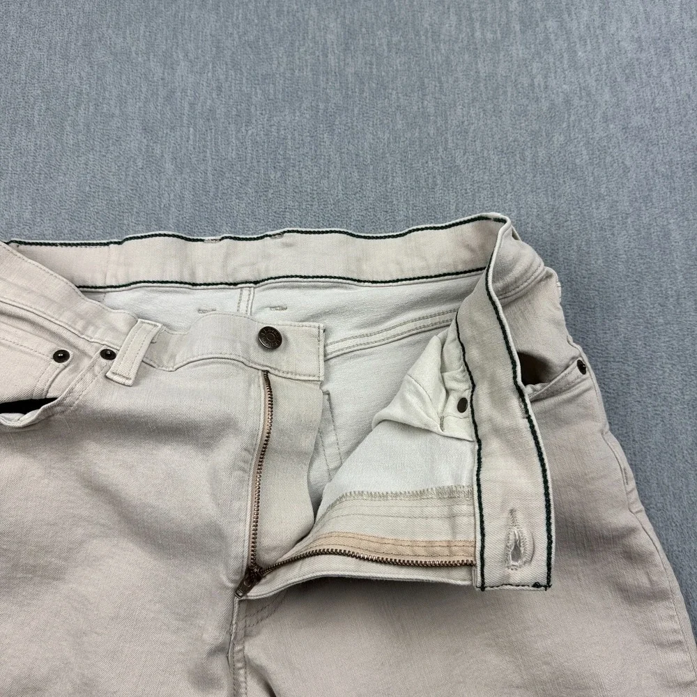 LL Bean Pants Mens 35x29‎ Beige Standard Fit Straight Leg Beanflex Classic Khaki